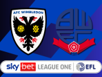 AFC Wimbledon vs Bolton AFC Wimbledon vs Bolton