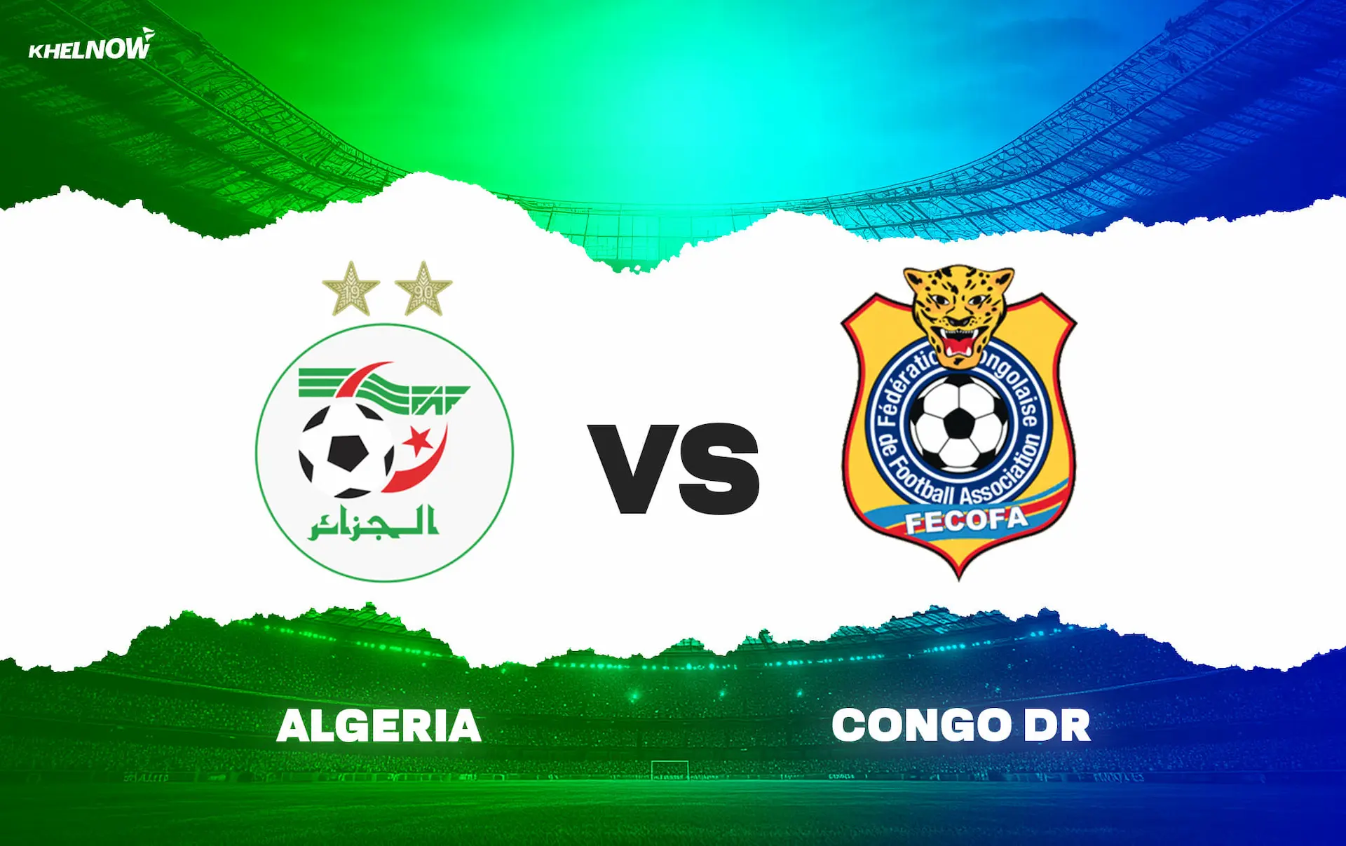 Algeria vs DR Congo Aljazair vs RD Kongo