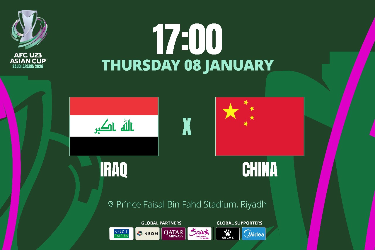 Irak U-23 vs China U-23 Tiongkok U-23 vs Irak U-23