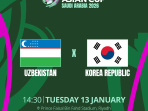 Uzbekistan U-23 vs Korea Selatan U-2