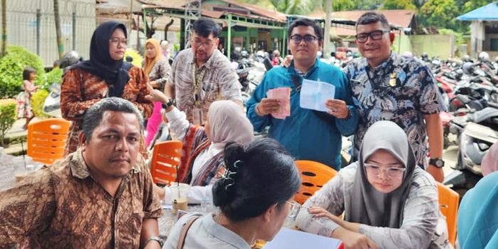 Foto : Pojok PBB pada kegiatan MPP Road Show di Kecamatan Medan Tembung beberapa waktu yang lalu.